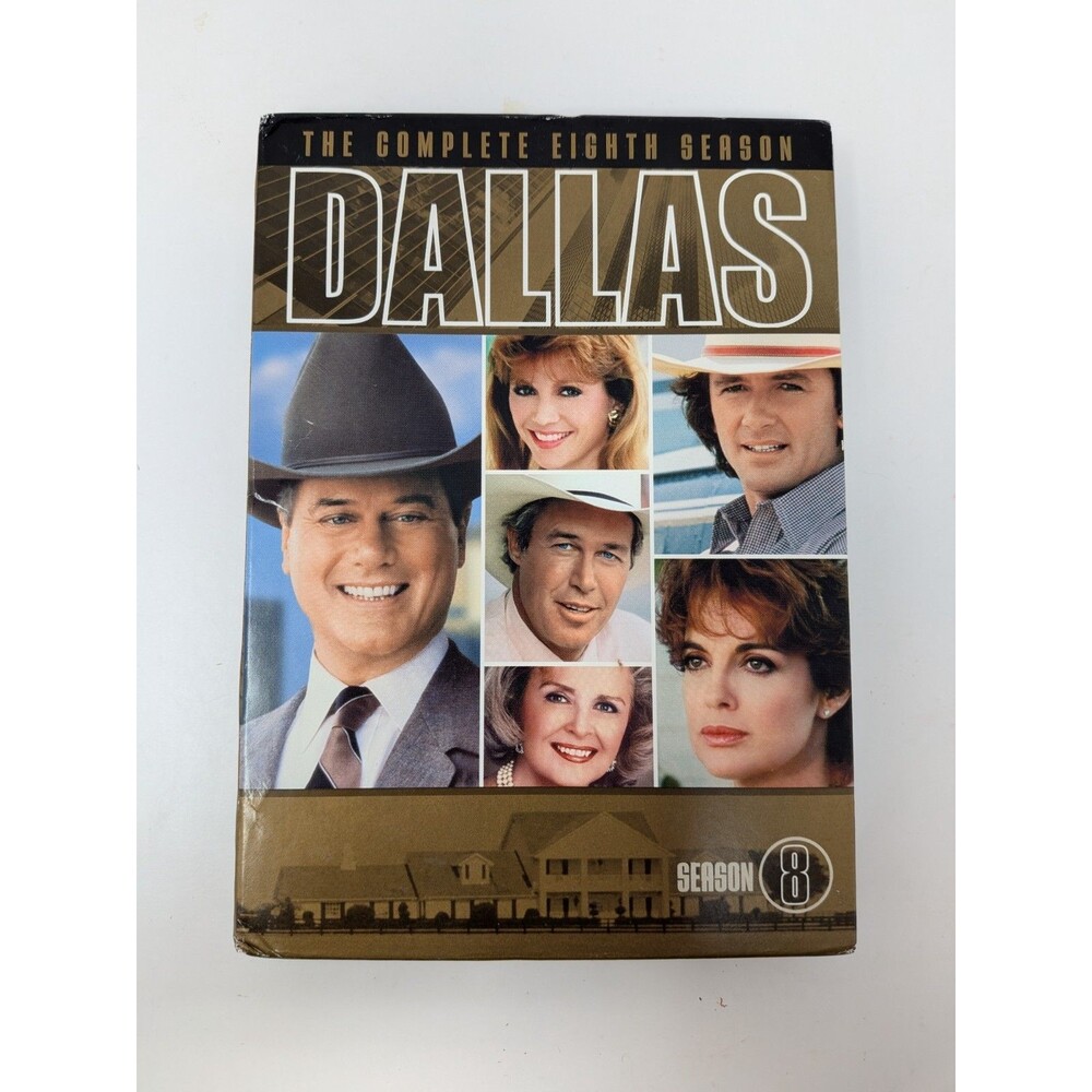 Dallas Complete 8th Season DVD 5-Disc Set Larry Hagman Patrick Duffy Ewing